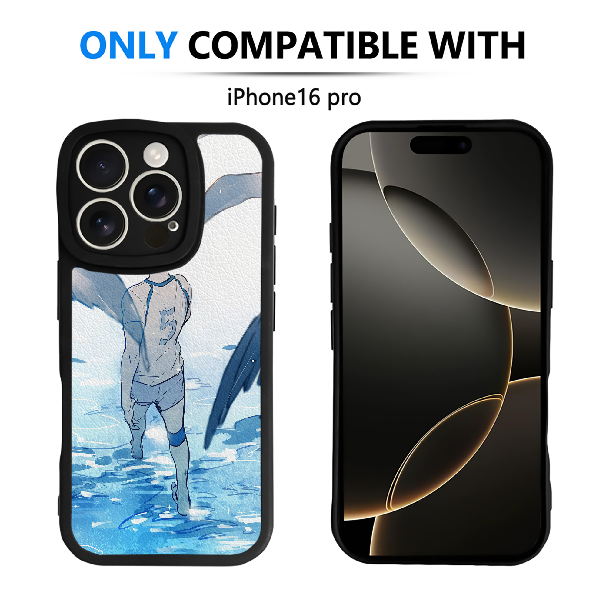 （画像用） ハイキュー!! Haikyu!! 【iPhone 16シリーズ対応】シリコンスマホケース（レザー調） 材質：シリコン
